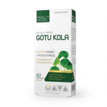 Pamięć i Koncentracja Medica Herbs Gotu Kola 60kaps