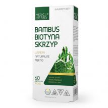 Wsparcie Włosów, Skóry, Paznokci Medica Herbs Bambus Biotyna Skrzyp 60kaps
