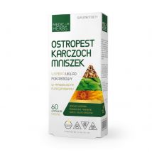 Wsparcie Wątroby Medica Herbs Ostropest Karczoch Mniszek 60kaps