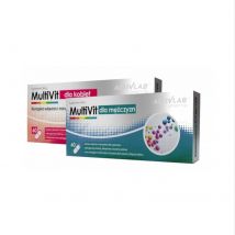 Zestaw Witaminy i Minerały Activlab Multivit dla Mężczyzn 60kaps + Activlab Multivit dla Kobiet 60kaps