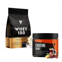 Zestaw Trec Nutrition Pokochaj Pompę Gold Core Line Whey 100 + Creatine Sport Fruit Punch 900g + 300g