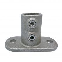 Brida de base de barandilla Typ 12B, 26.9 mm, Natural