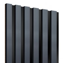 Lattes MDF sur panneau 275x30 cm - Anthracite
