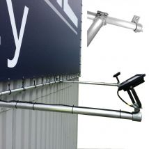 Kit potence + LED 50W / 4000K LED Projecteur 5000lm IP65 - pour le cadre