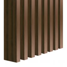 Lattes MDF autoportantes 22x90 - Noyer - 10 pièces