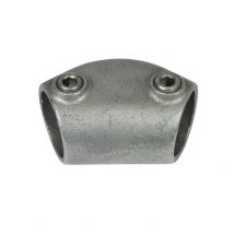 Codo variable galv. 15º - 60º Typ 124E, 48,3 mm, Galvanizado