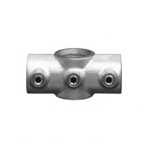 Cruz de dos zócalos Typ 22C, 33,7 mm , Galvanizado