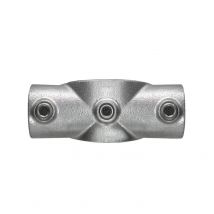 Cruz de pendiente de dos zócalos - 0º - 11º Typ 22SC, 33,7 mm , Galvanizado