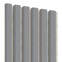 Lattes MDF sur feutre 275x30 cm Gris