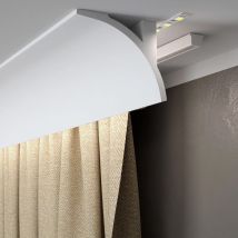 Binario per tende a soffitto QL012