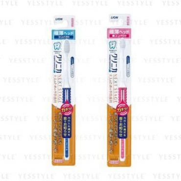 LION - Clinica Advantage Next Stage 4 Rows Toothbrush 1 pc - Random Color - Compact Soft