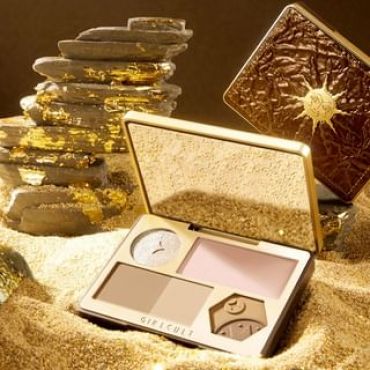 GIRLCULT - Gold Rush Series Facial Makeup Palette 01# Taohuawu - 15g
