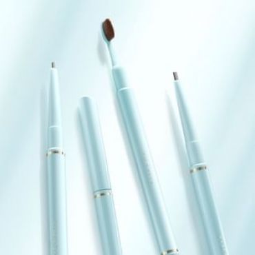 TIMAGE - Misty Sketch Eyebrow Pen with Refill - 4 Colors 02# Brown with Refill (70mg x 2)