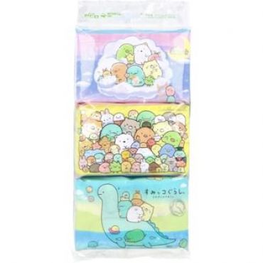 HAYASHI TISSUE - San-X Sumikkogurashi Flushable Pocket Tissue 6 pcs