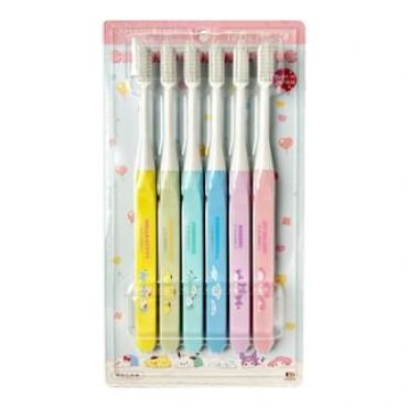 HAPICA - Sanrio Characters V2 Toothbrush Set 6 pcs