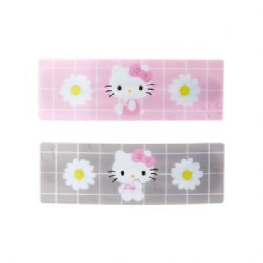 Sanrio Hello Kitty Square Hair Clip 1 Pair