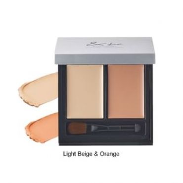 &be - Founcealer Palette Concealer Light Beige & Orange