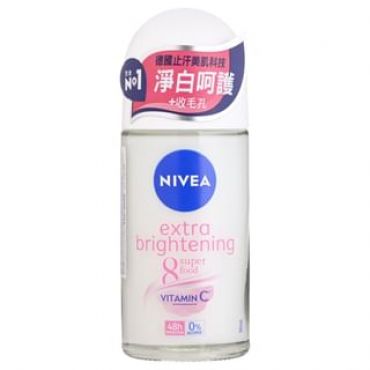 NIVEA - 48H Deodorant Roll On Extra Brightening - 50ml