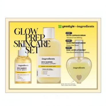 ongredients - YesStyle Exclusive Glow Prep Skincare Set  3 pcs