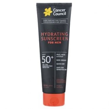 Cancer Council - Hydrating Sunscreen For Men SPF 50+ 100ml