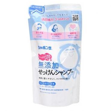 Shabondama Soap - Additive-Free Soap Foam Shampoo 420ml Refill