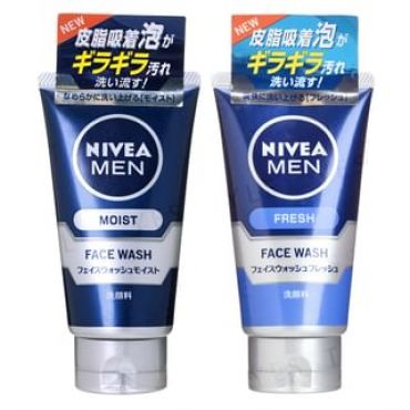 Nivea Japan - Men Face Wash Moist - 100g