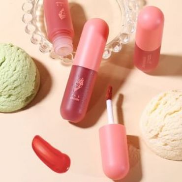 WODWOD - Ice Cream Jelly Lip Gloss - 6 Colors 202# Bean Paste - 3g
