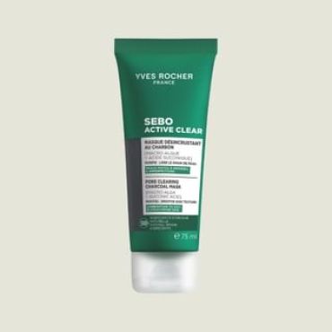 YVES ROCHER - Sebo Active Clear Pore Clearing Charcoal Mask 75ml