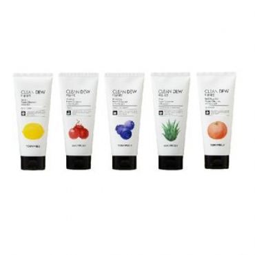 TONYMOLY - Clean Dew Foam Cleanser (5 Types) 180ml Blueberry - New Version