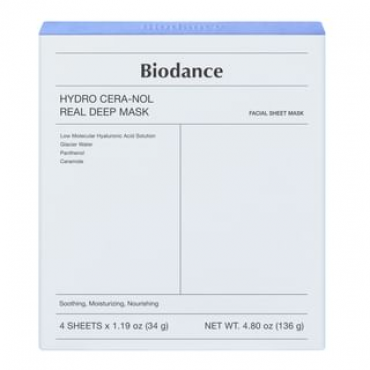Biodance - Hydro Cera-nol Real Deep Mask Set 34g x 4 sheets