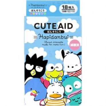 Santan - Sanrio Hapidanbui Cute Aid Bandages 18 pcs