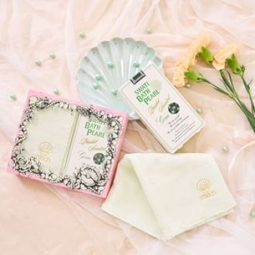 SWATi - Bath Pearl Green & Hand Towel Set 2 pcs