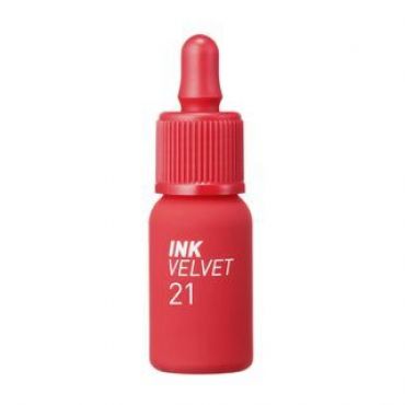 peripera - Ink Velvet - 31 Colors #21 Vitality Coral Red