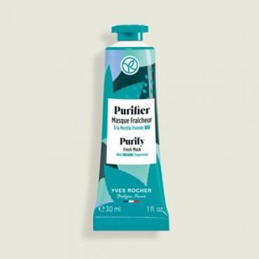 YVES ROCHER - Purifying Gel Mask with Peppermint 30ml