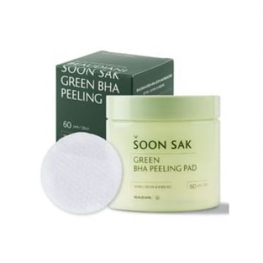 BEAUDIANI - Soon Sak Green BHA Peeling Pad 60 pads