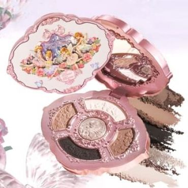 Flower Knows - Midsummer Fairytales Embossed Five-Color Makeup Palette - 01 #01 Hazel Fawn - 6.5g