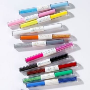 HANDAIYAN - Double Effect Dual-Ended Eyeliner - 12 Colors 04# Yellow - 10g