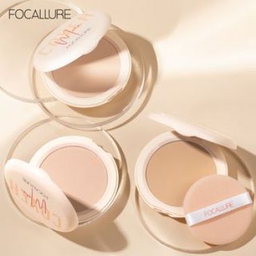 FOCALLURE - Covermax Two-way-cake Pressed Powder - 3 Colors #03 Warm Beige