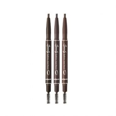 peripera - Speedy Eyebrow Auto Pencil - 3 Colors #01 Black Brown