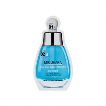 MIGUHARA - 2 Step Aqua Balance Mask Pack (1.7ml + 25ml) x 1 sheet