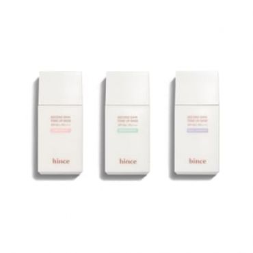 hince - Second Skin Tone Up Base - 3 Colors Pale Lavender