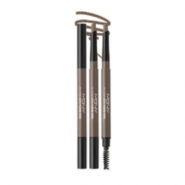 MACQUEEN - My Strong Auto Eyebrow Hard Powder - 4 Colors Walnut Brown