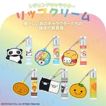 SHOBIDO - San-X Legend Character Secret Mirror Charm Lip Balm 1 pc - Random Style