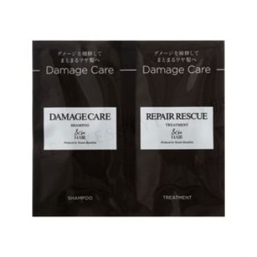&be - Hair Damage Care Shampoo & Hair Repair Rescue Treatment Sachet Set 10ml + 10g