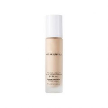 NATURE REPUBLIC - Provence Air Skin Fit One Day Lasting Foundation - 4 Colors #P21 Rosy Vanilla