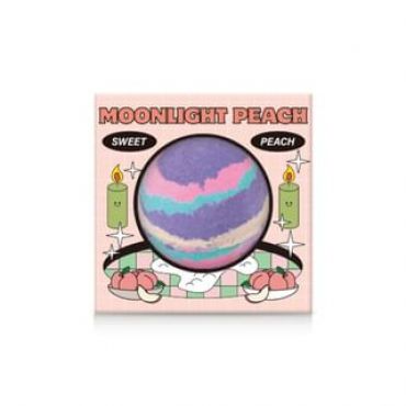 plu - Bubble Bath Bomb - 3 Types Moonlight Peach