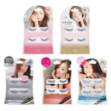 D-up - Beaute Series Eyelashes 2 pairs - 09 Pure