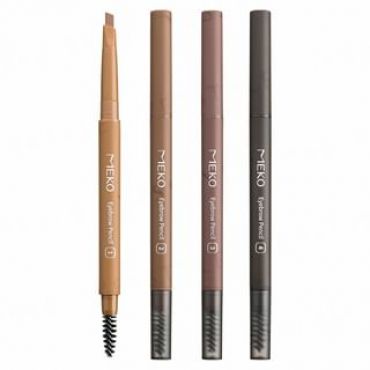 MEKO - Perfect Vision 3D Eyebrow Pencil 01 Milk Tea - 0.5g
