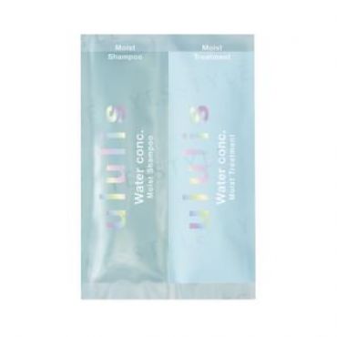 ululis - Water Conc Moist Hair Shampoo & Treatment Trial Set 10g x 2