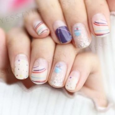 Lunacaca - Water Sailboat Nail Art Sticker 24 pcs